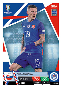 Juraj Kucka Slovakia Topps Match Attax EURO 2024 #SVK8